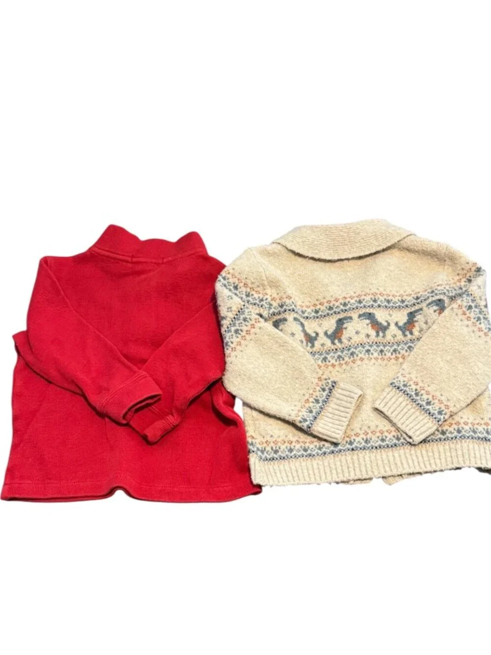 Toddler Boy Designer Sweater Bundle | Polo Ralph Lauren Quarter Zip 2T & Tommy B